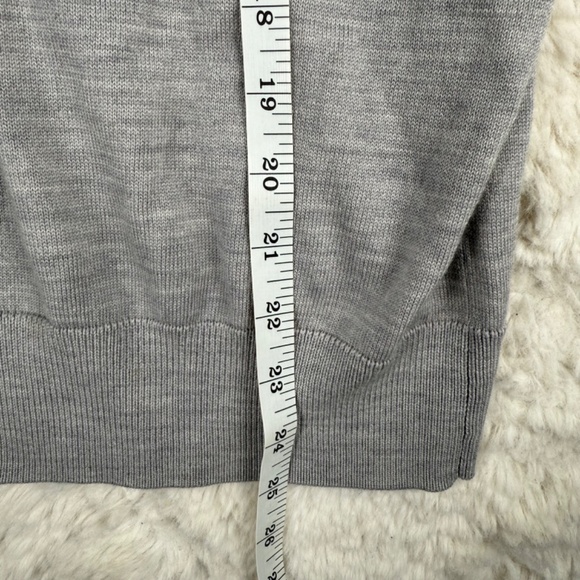 Gap 100% Merino Wool Button Up Cardigan Sweater Grey Men's Small - Picture 5 of 8